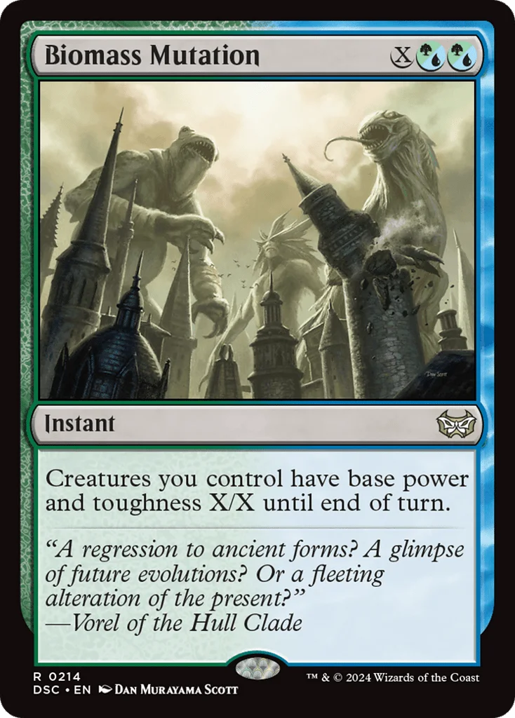 Biomass Mutation · Duskmourn: House of Horror Commander