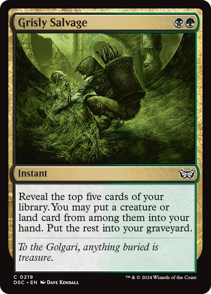 Grisly Salvage · Duskmourn: House of Horror Commander