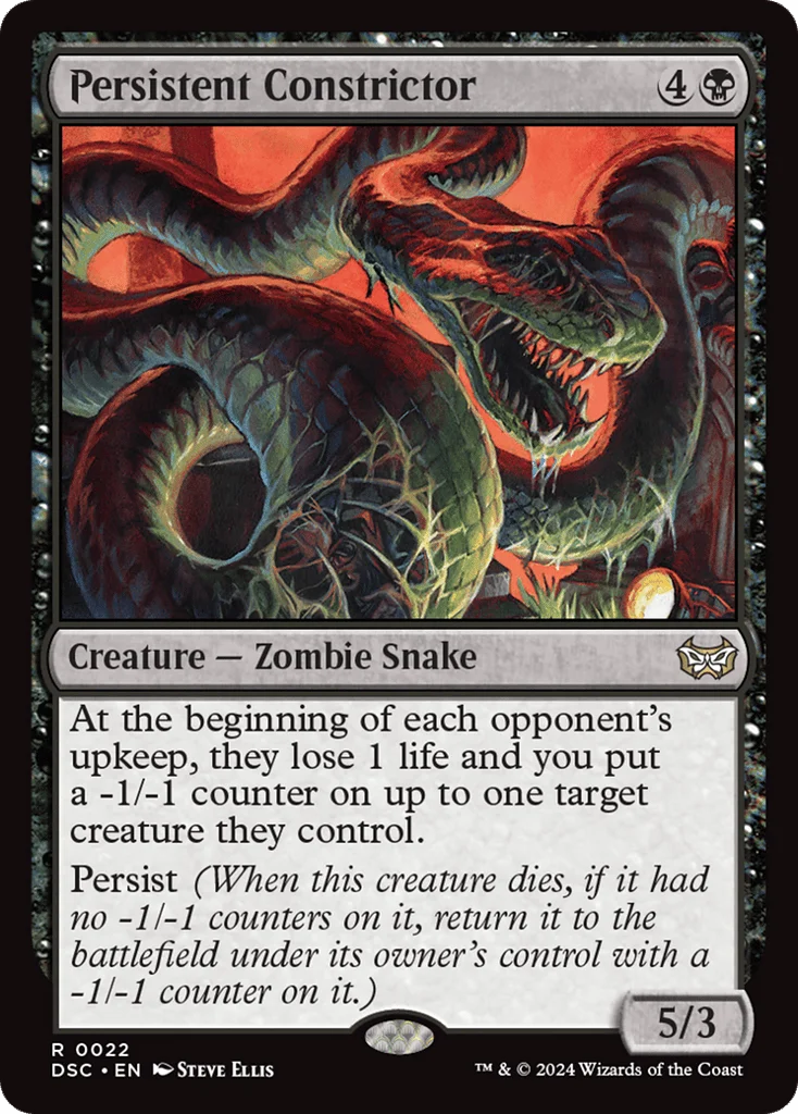 Persistent Constrictor · Duskmourn: House of Horror Commander
