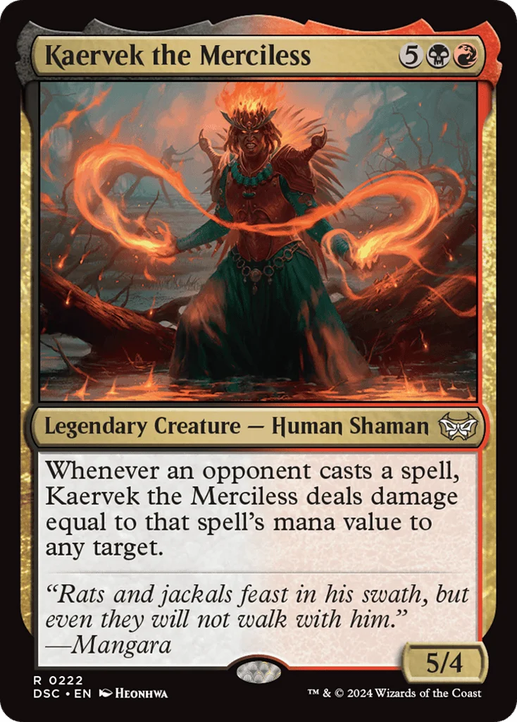 Kaervek the Merciless · Duskmourn: House of Horror Commander