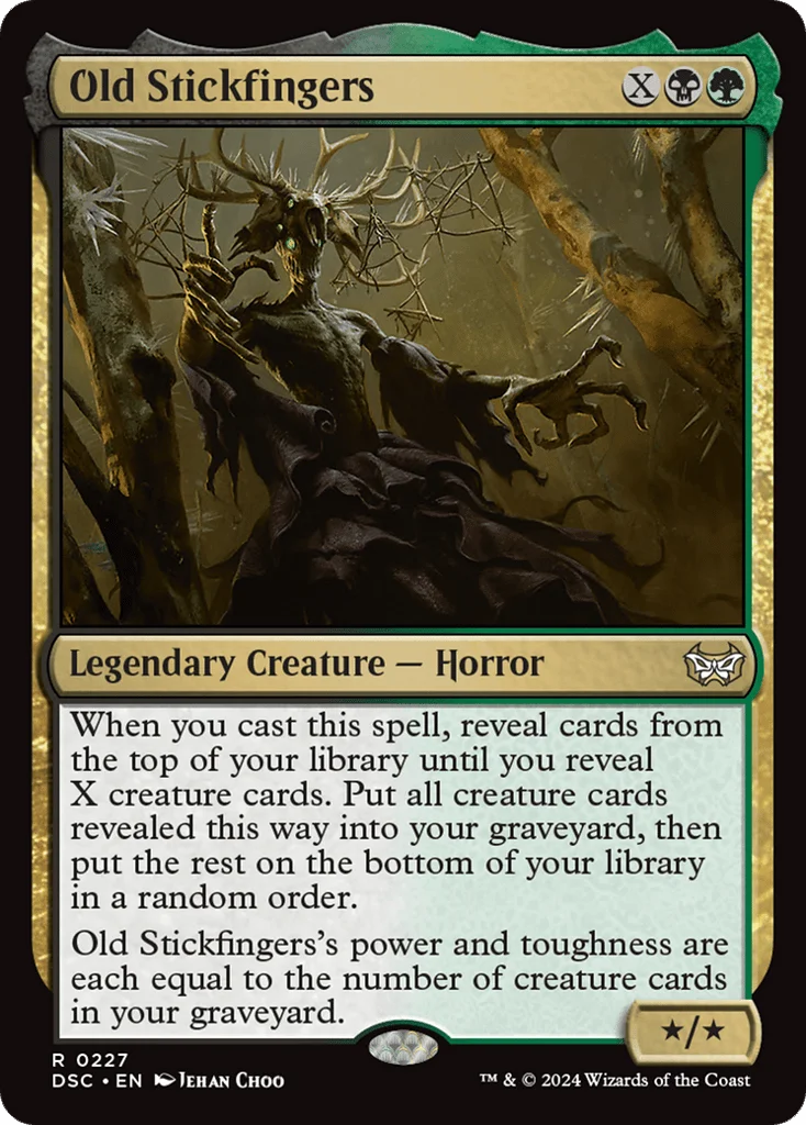 Old Stickfingers · Duskmourn: House of Horror Commander