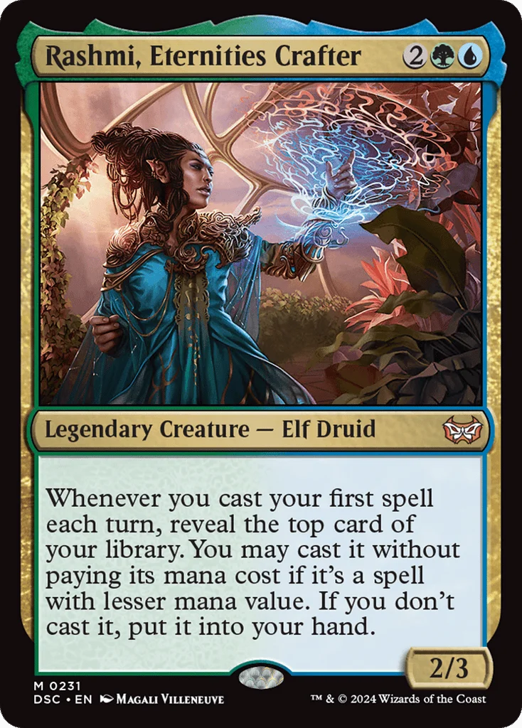 Rashmi, Eternities Crafter · Duskmourn: House of Horror Commander