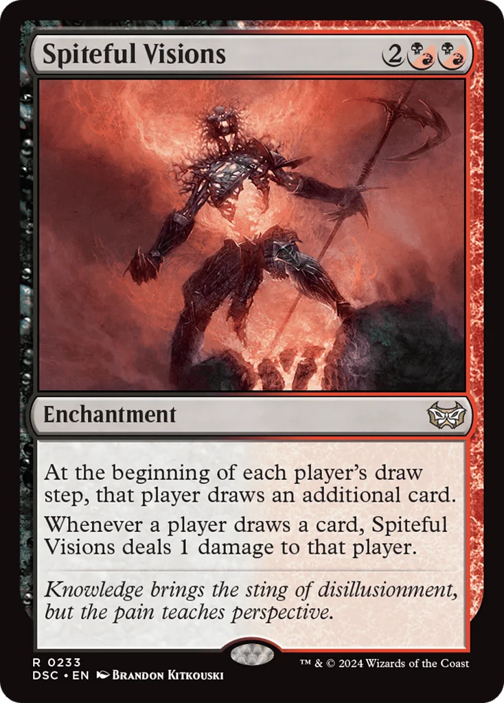 Spiteful Visions · Duskmourn: House of Horror Commander