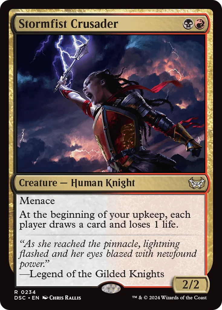 Stormfist Crusader · Duskmourn: House of Horror Commander