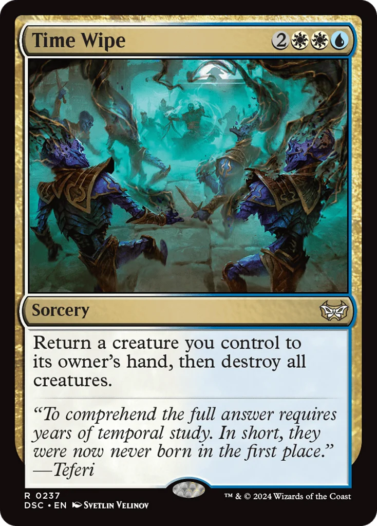 Time Wipe · Duskmourn: House of Horror Commander