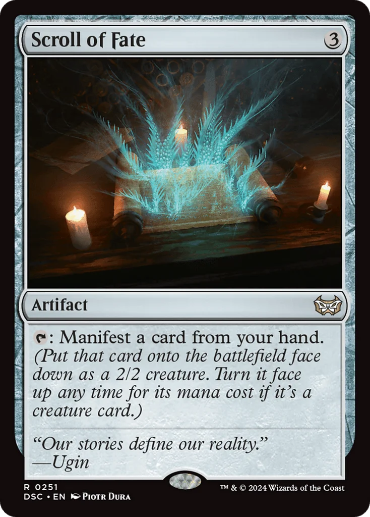 Scroll of Fate · Duskmourn: House of Horror Commander
