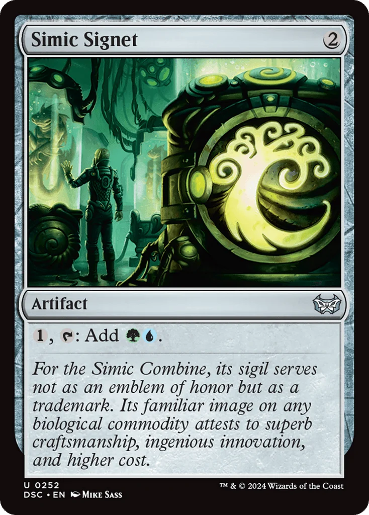 Simic Signet · Duskmourn: House of Horror Commander