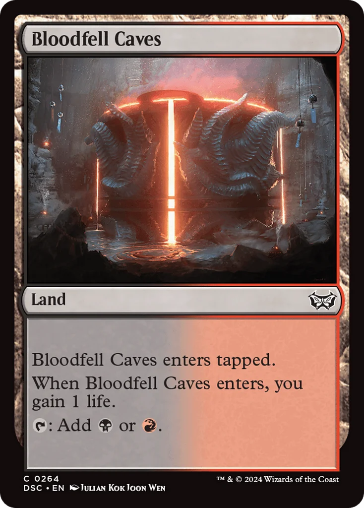 Bloodfell Caves · Duskmourn: House of Horror Commander