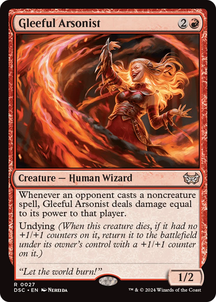 Gleeful Arsonist · Duskmourn: House of Horror Commander