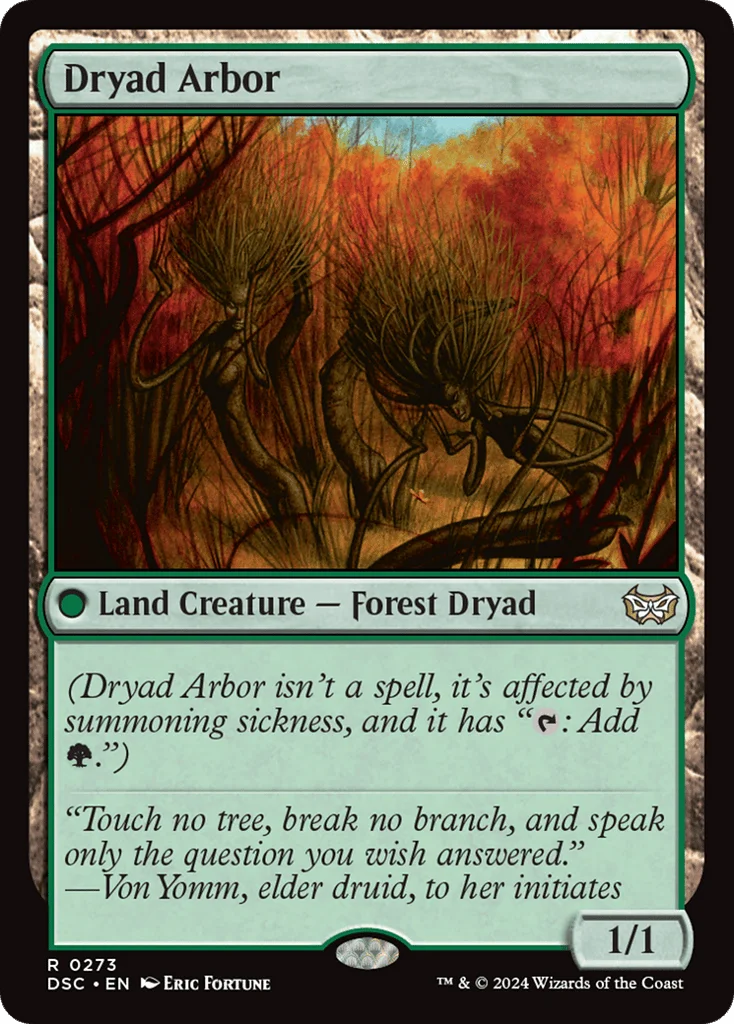 Dryad Arbor · Duskmourn: House of Horror Commander