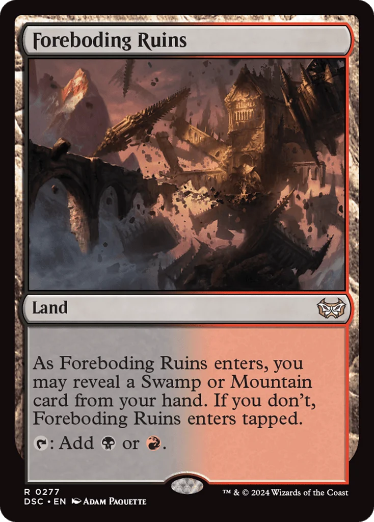 Foreboding Ruins · Duskmourn: House of Horror Commander