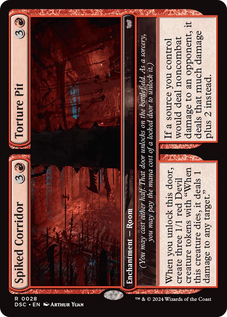 Spiked Corridor // Torture Pit · Duskmourn: House of Horror Commander