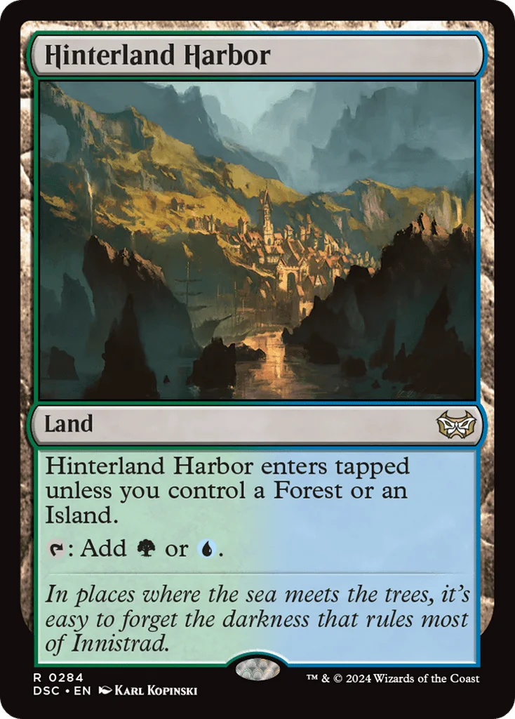 Hinterland Harbor · Duskmourn: House of Horror Commander