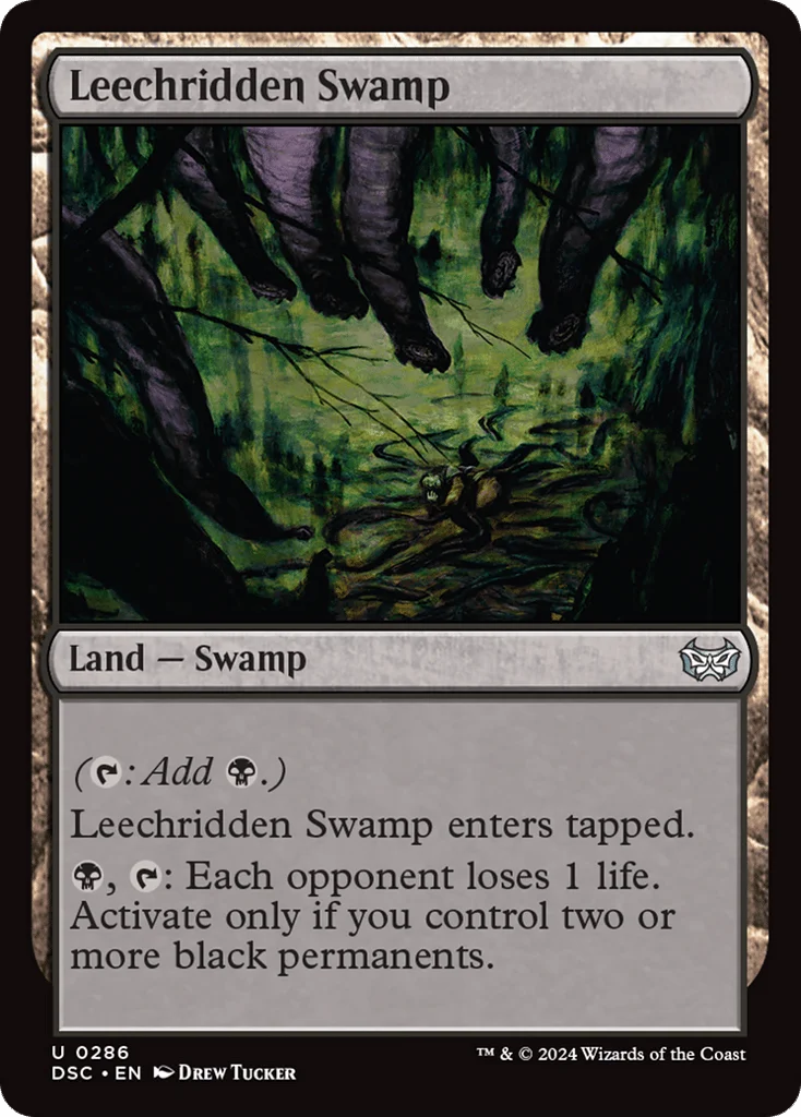 Leechridden Swamp · Duskmourn: House of Horror Commander