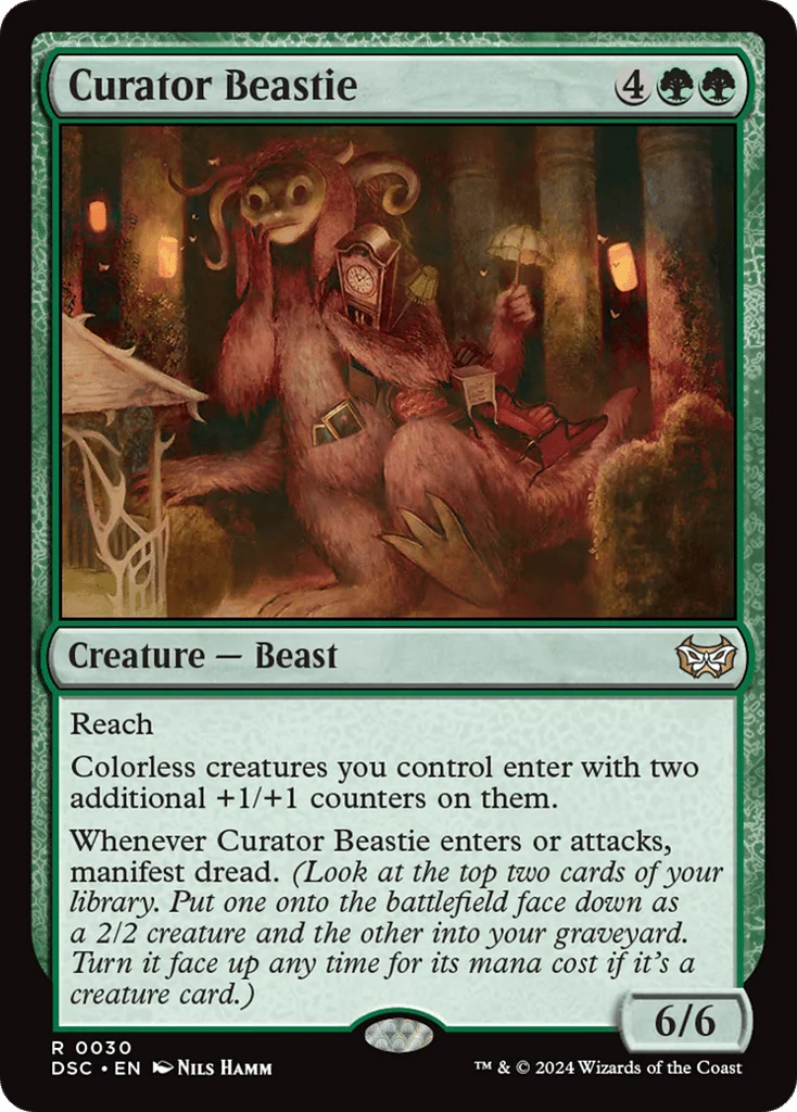 Curator Beastie · Duskmourn: House of Horror Commander