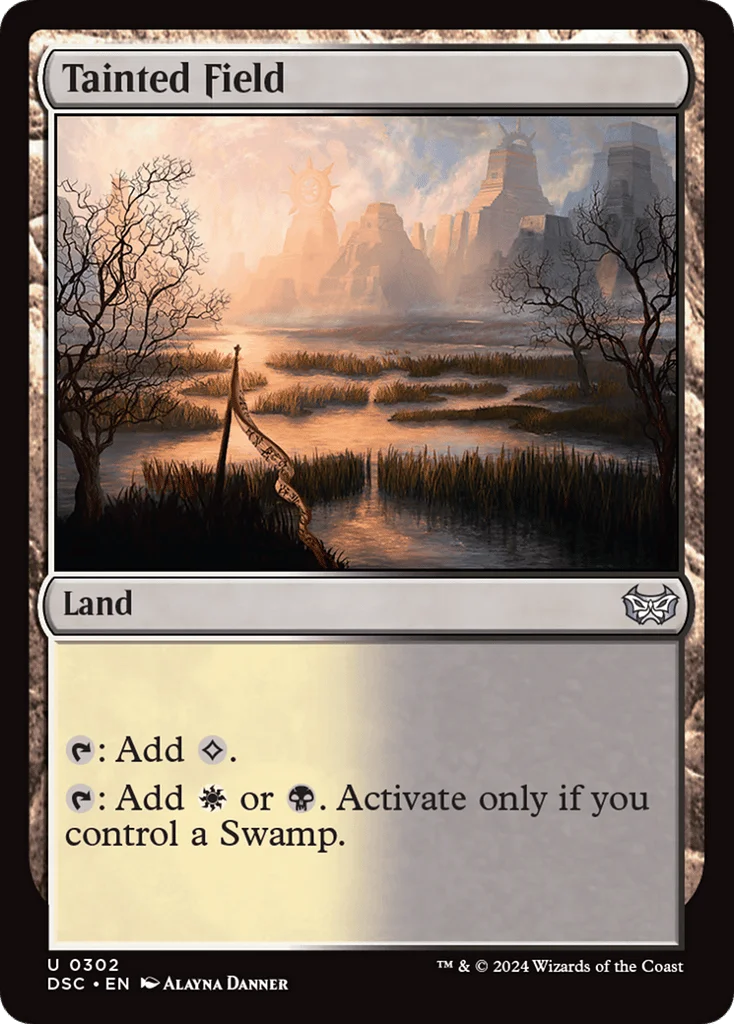 Tainted Field · Duskmourn: House of Horror Commander