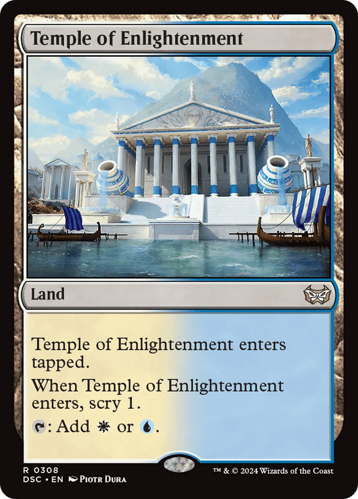 Temple of Enlightenment · Duskmourn: House of Horror Commander