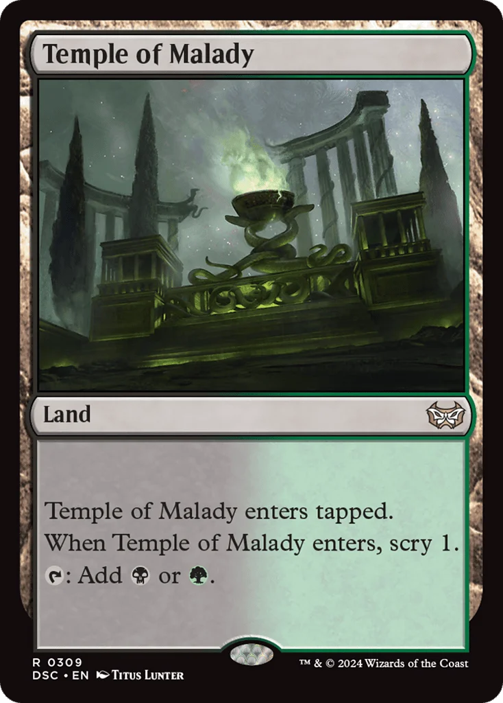 Temple of Malady · Duskmourn: House of Horror Commander