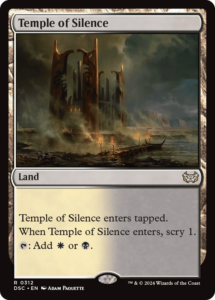 Temple of Silence · Duskmourn: House of Horror Commander