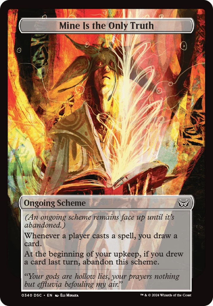 Mine Is the Only Truth · Duskmourn: House of Horror Commander