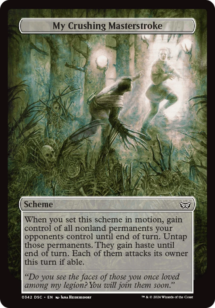 My Crushing Masterstroke · Duskmourn: House of Horror Commander