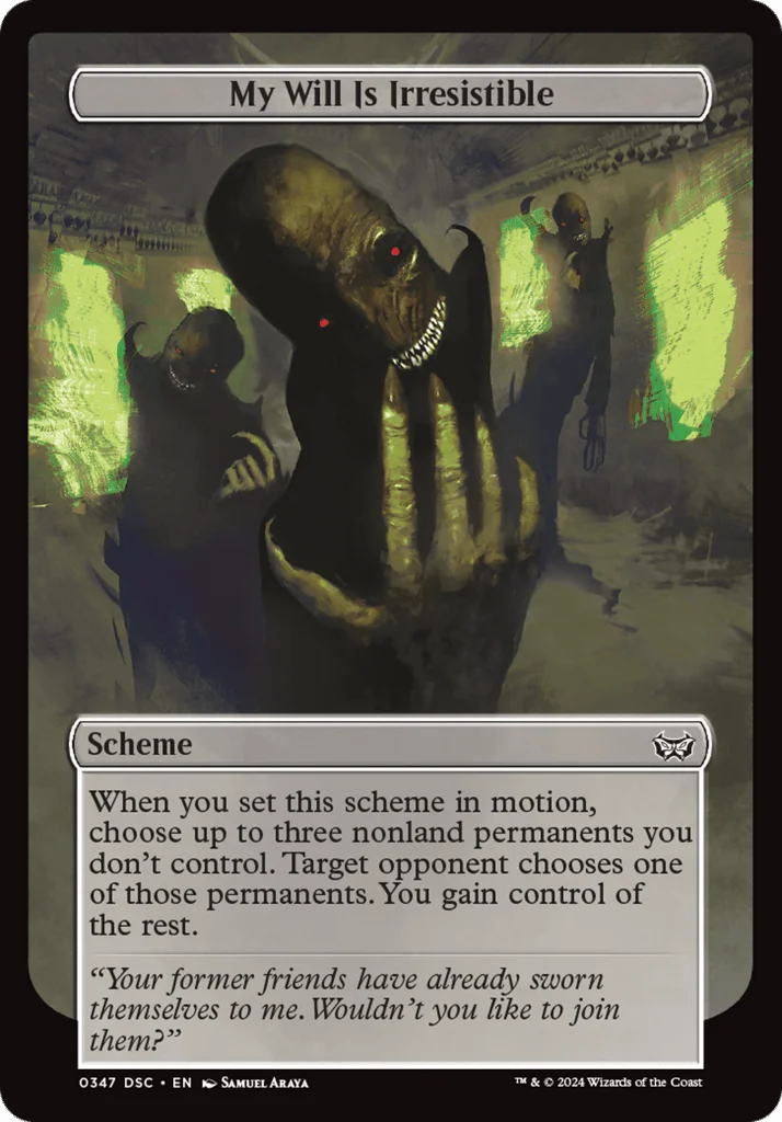 My Will Is Irresistible · Duskmourn: House of Horror Commander