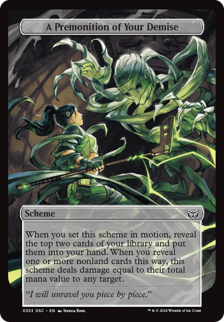 A Premonition of Your Demise · Duskmourn: House of Horror Commander