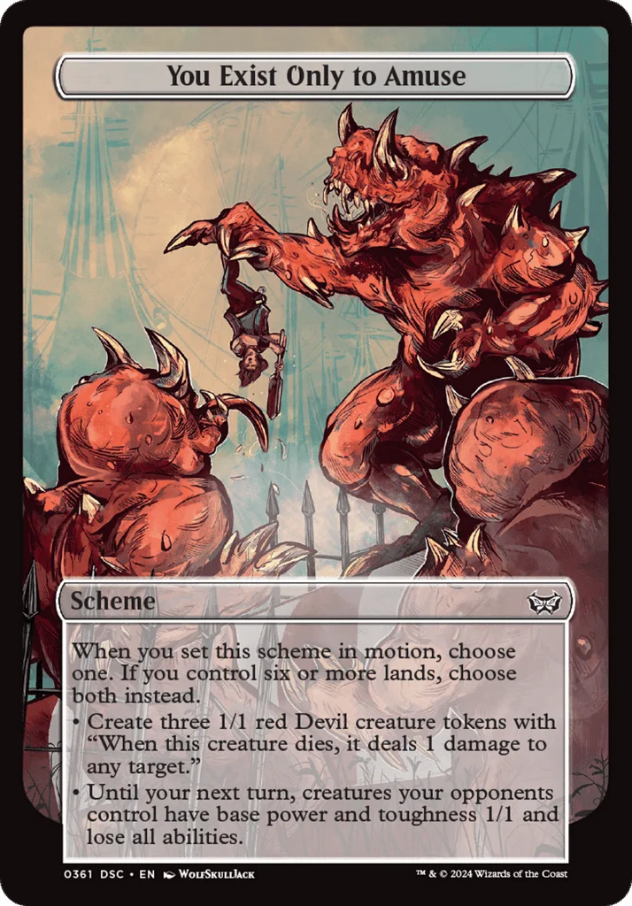 You Exist Only to Amuse · Duskmourn: House of Horror Commander