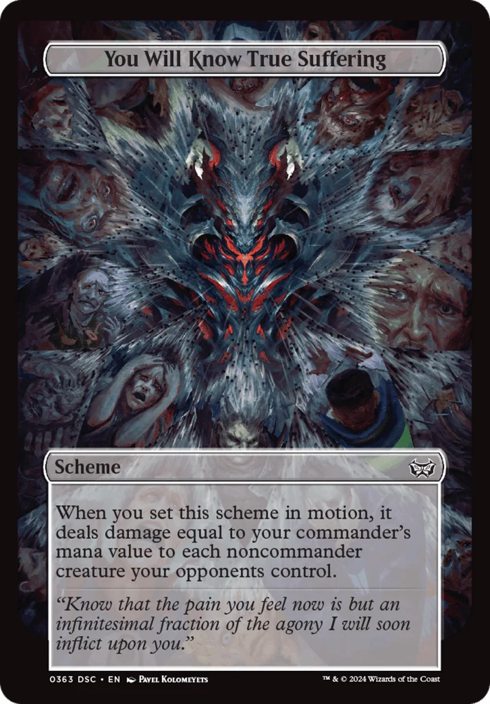 You Will Know True Suffering · Duskmourn: House of Horror Commander