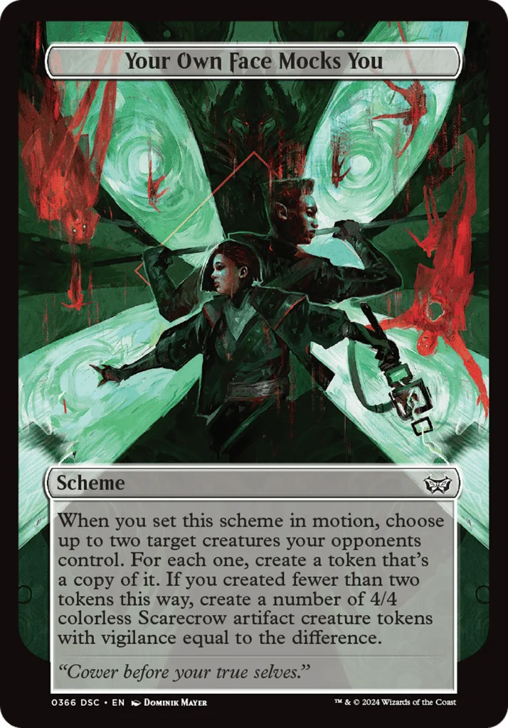 Your Own Face Mocks You · Duskmourn: House of Horror Commander