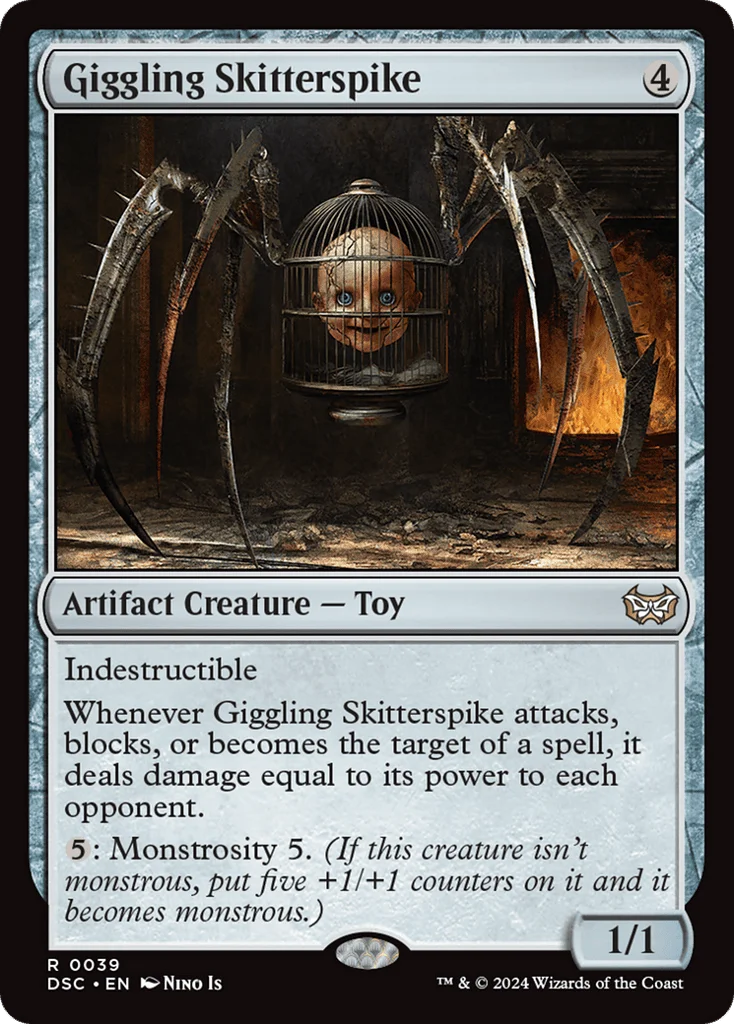 Giggling Skitterspike · Duskmourn: House of Horror Commander