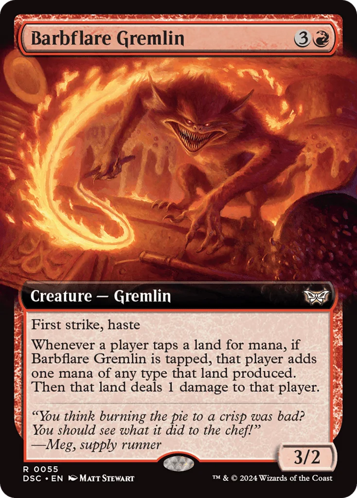 Barbflare Gremlin · Duskmourn: House of Horror Commander