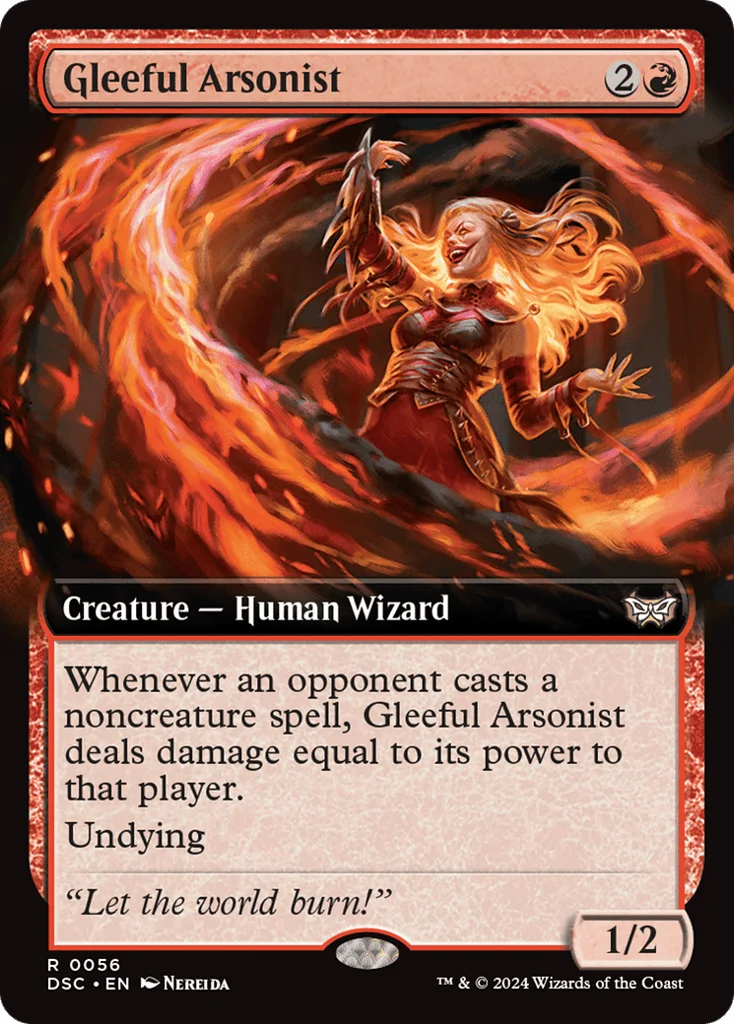 Gleeful Arsonist · Duskmourn: House of Horror Commander