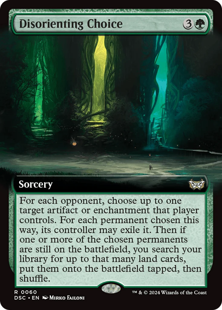 Disorienting Choice · Duskmourn: House of Horror Commander
