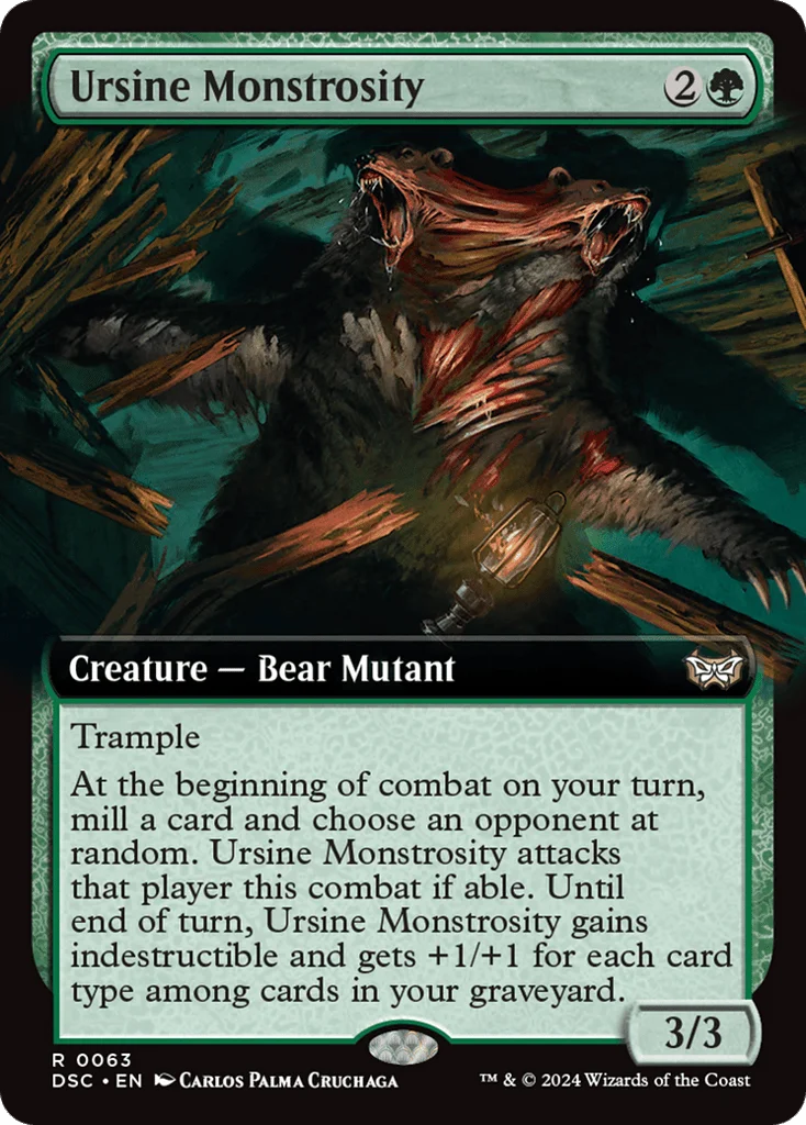 Ursine Monstrosity · Duskmourn: House of Horror Commander