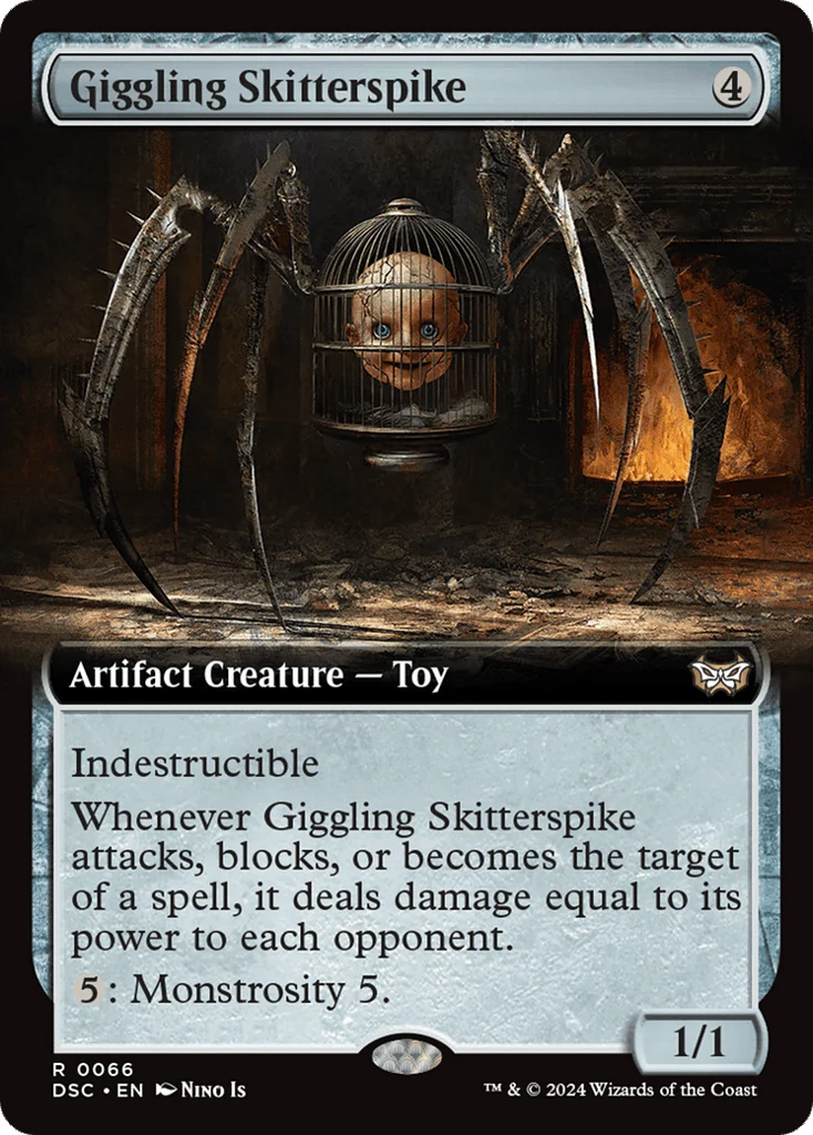 Giggling Skitterspike · Duskmourn: House of Horror Commander