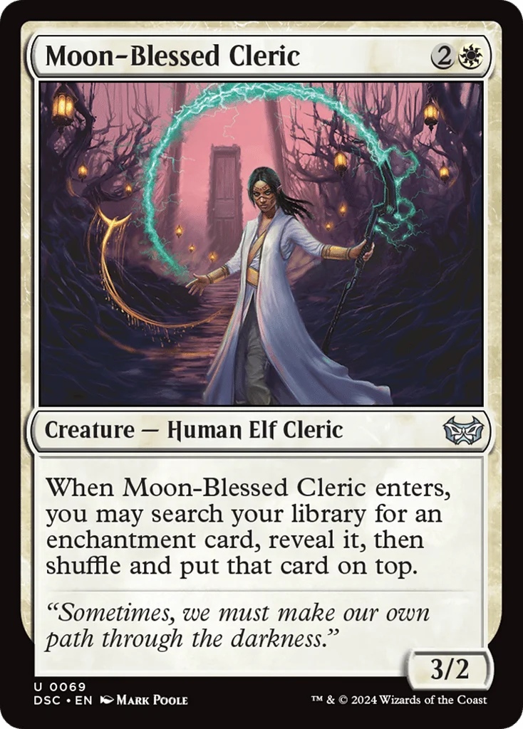 Moon-Blessed Cleric · Duskmourn: House of Horror Commander