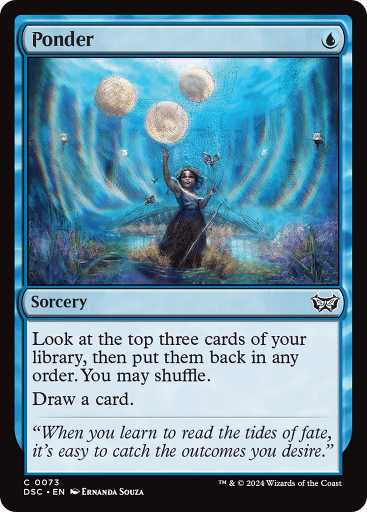 Ponder · Duskmourn: House of Horror Commander