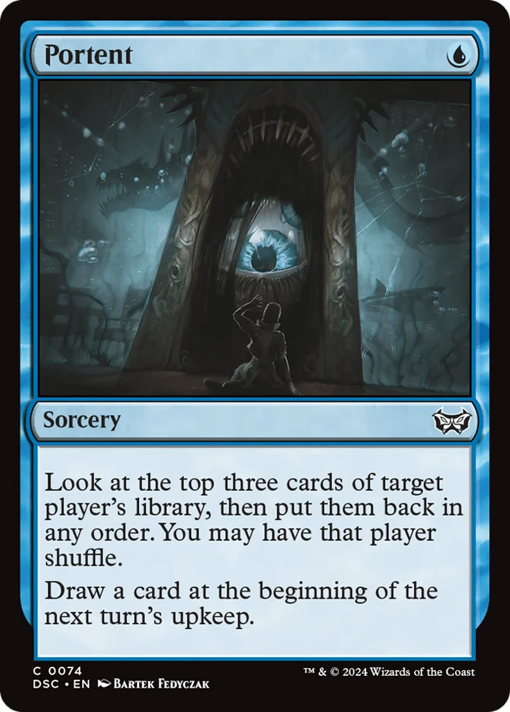 Portent · Duskmourn: House of Horror Commander