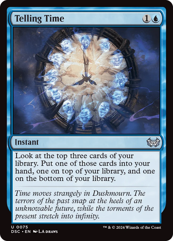 Telling Time · Duskmourn: House of Horror Commander