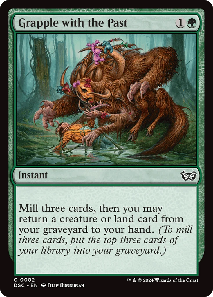 Grapple with the Past · Duskmourn: House of Horror Commander
