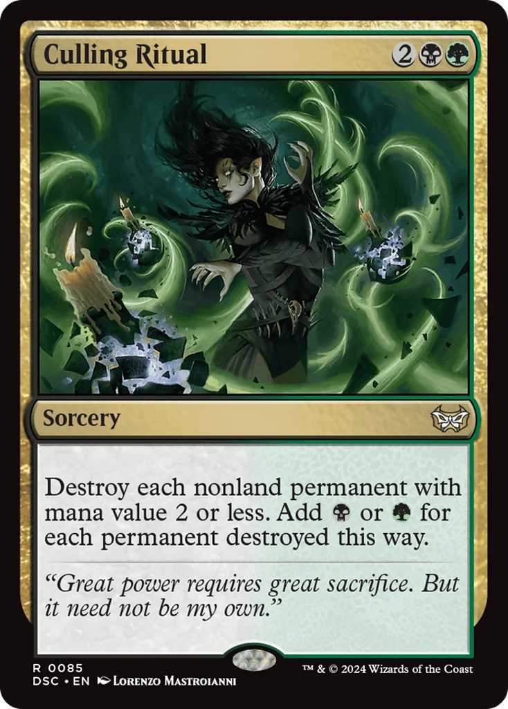 Culling Ritual · Duskmourn: House of Horror Commander