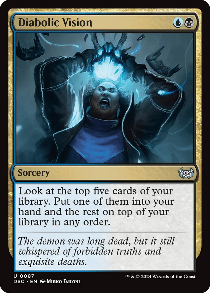 Diabolic Vision · Duskmourn: House of Horror Commander