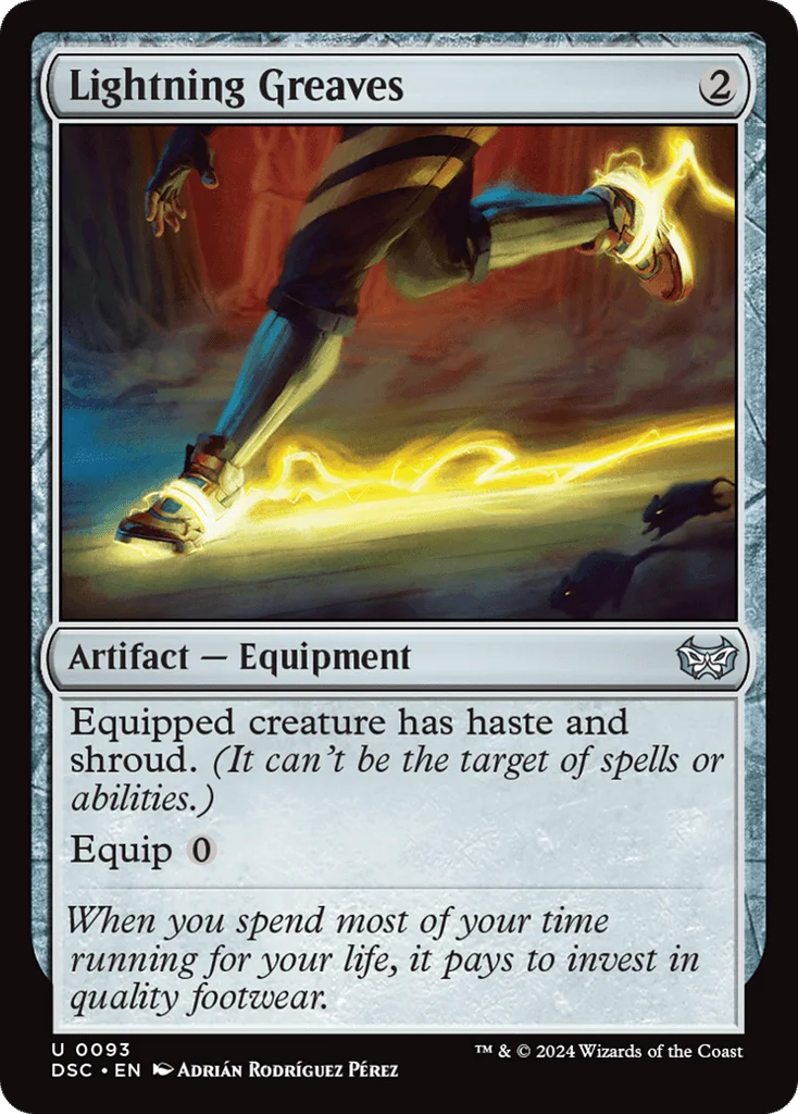 Lightning Greaves · Duskmourn: House of Horror Commander