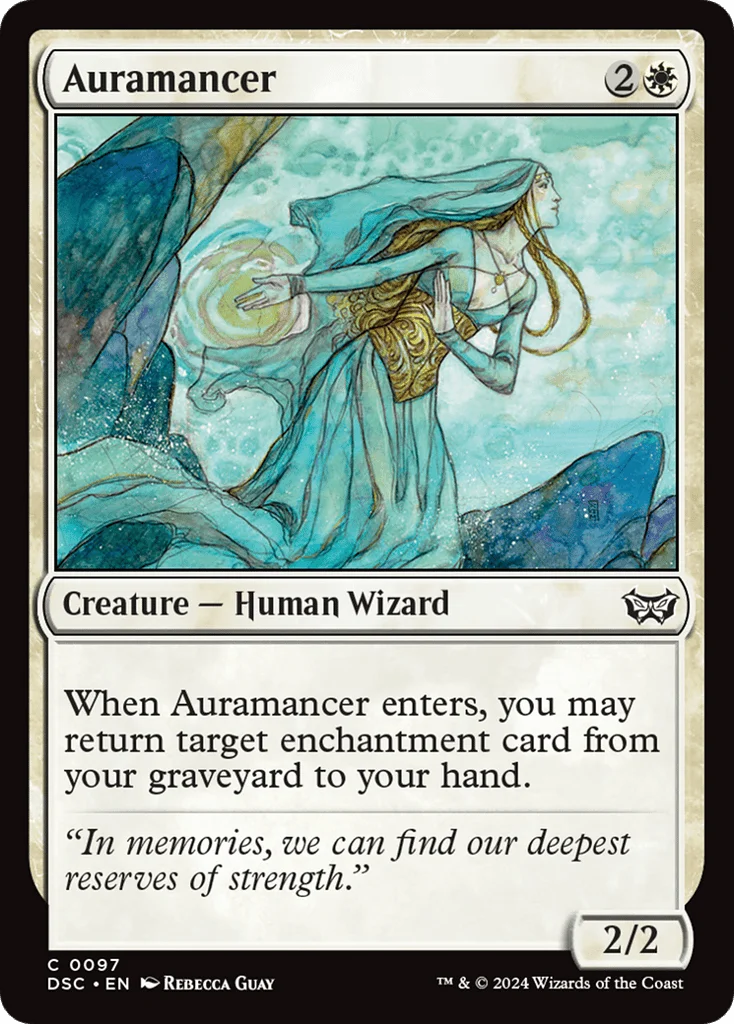 Auramancer · Duskmourn: House of Horror Commander