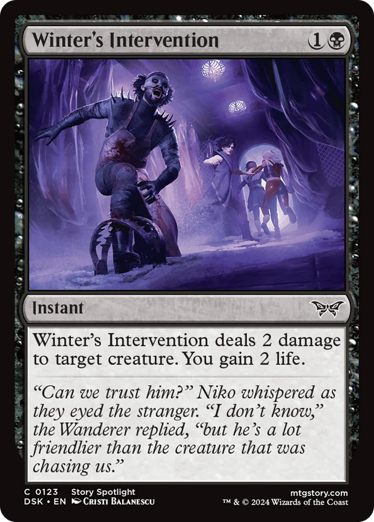 Winter's Intervention · Duskmourn: House of Horror
