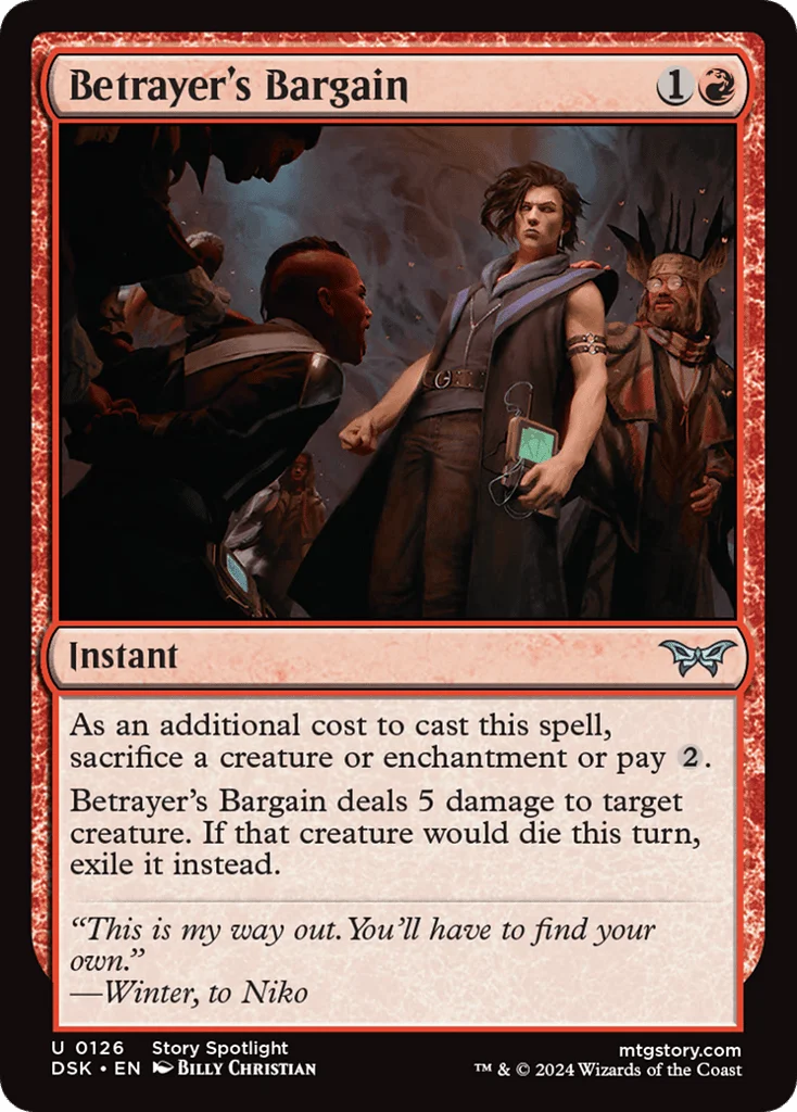 Betrayer's Bargain · Duskmourn: House of Horror