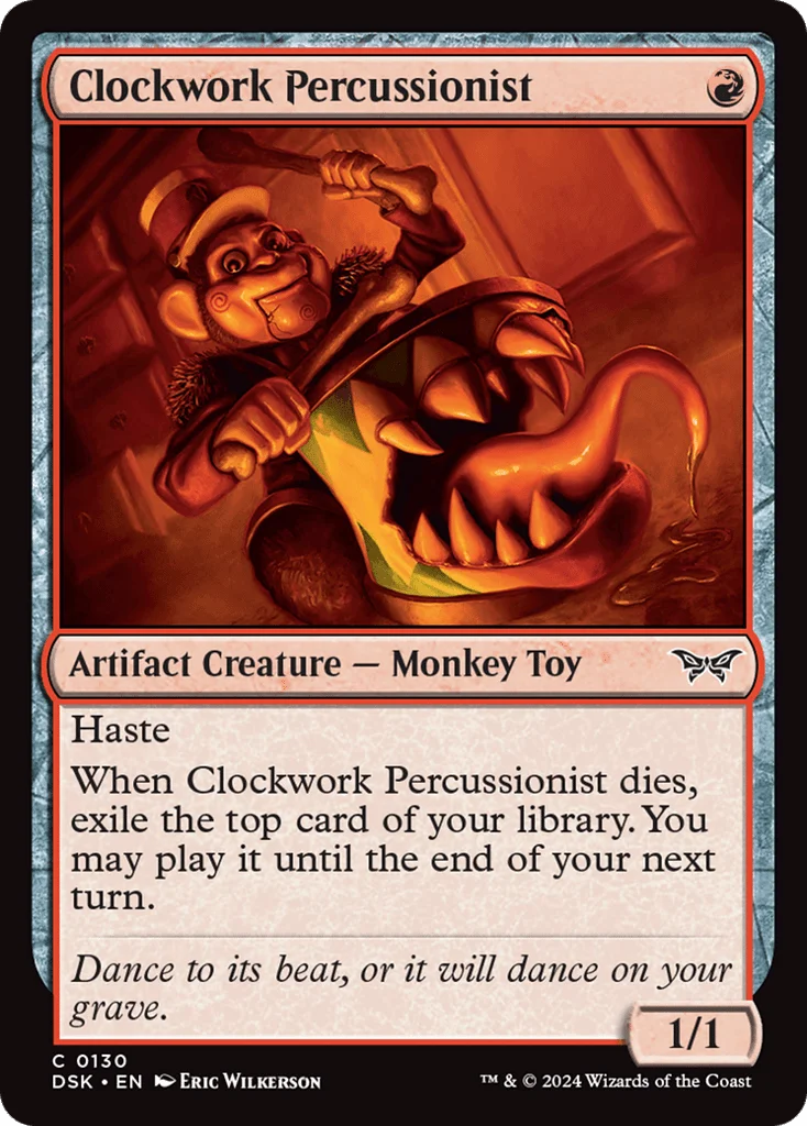 Clockwork Percussionist · Duskmourn: House of Horror