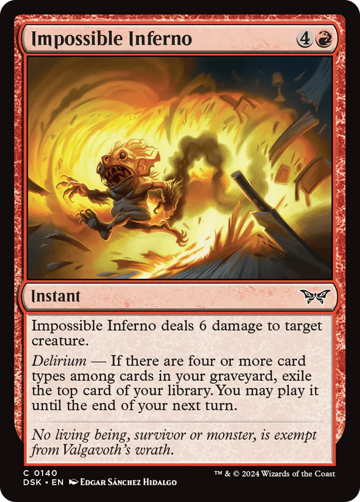 Impossible Inferno · Duskmourn: House of Horror