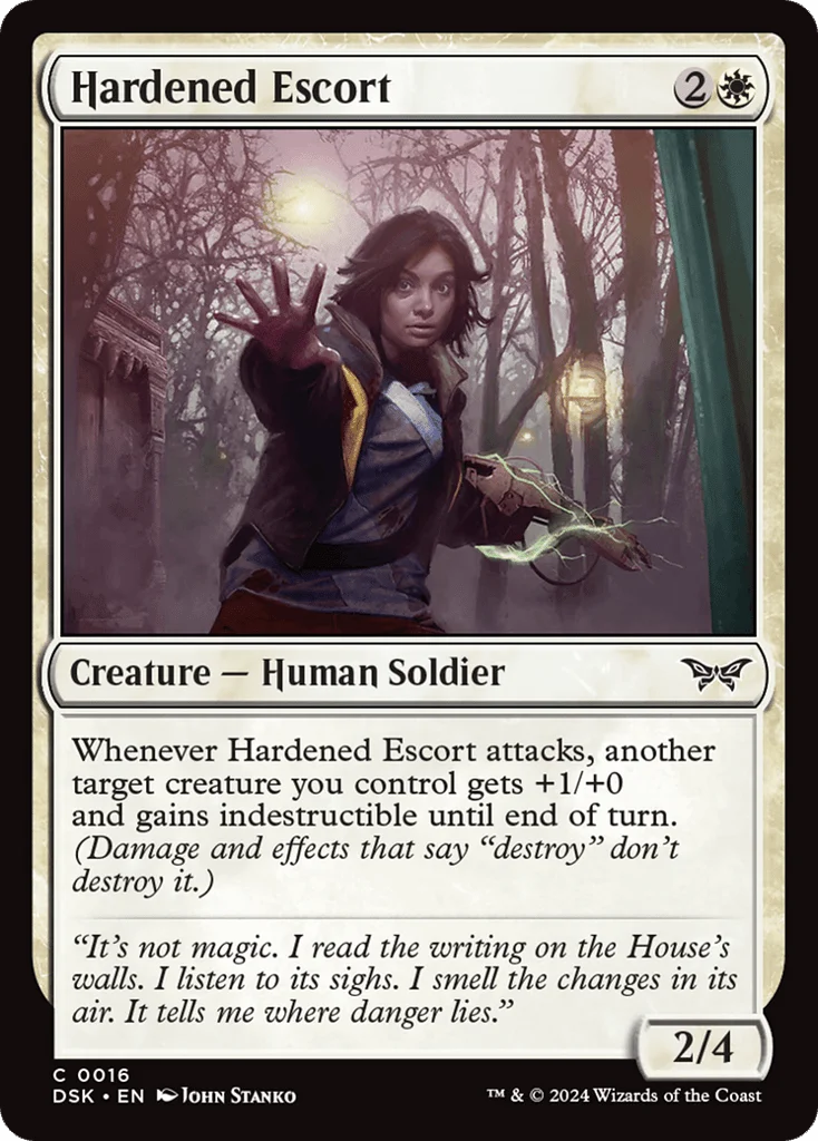 Hardened Escort · Duskmourn: House of Horror